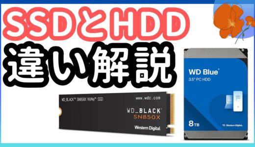 いまさら聞けないSSDとHDDの違い【初心者向け解説】